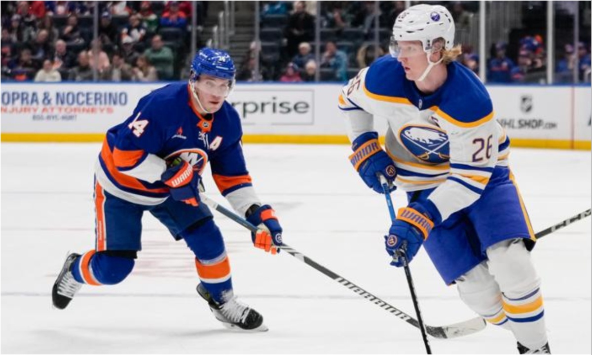 Sabres Crush Islanders 7-1 to End 13-Game Losing Streak with Dahlin’s Four Assists