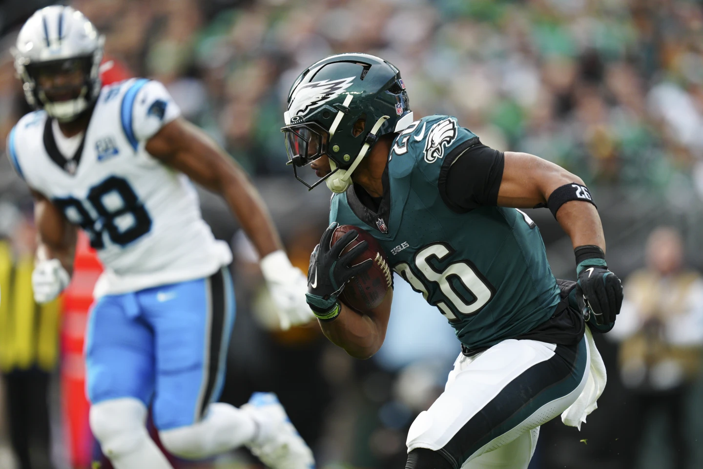 Saquon Barkley Breaks The Eagles' Single-season Rushing Record And Eyes ...