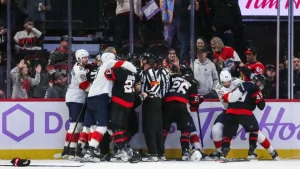 Senators-Panthers Brawl Leads to 10 Ejections, NHL Player Faces Suspension After Chaos