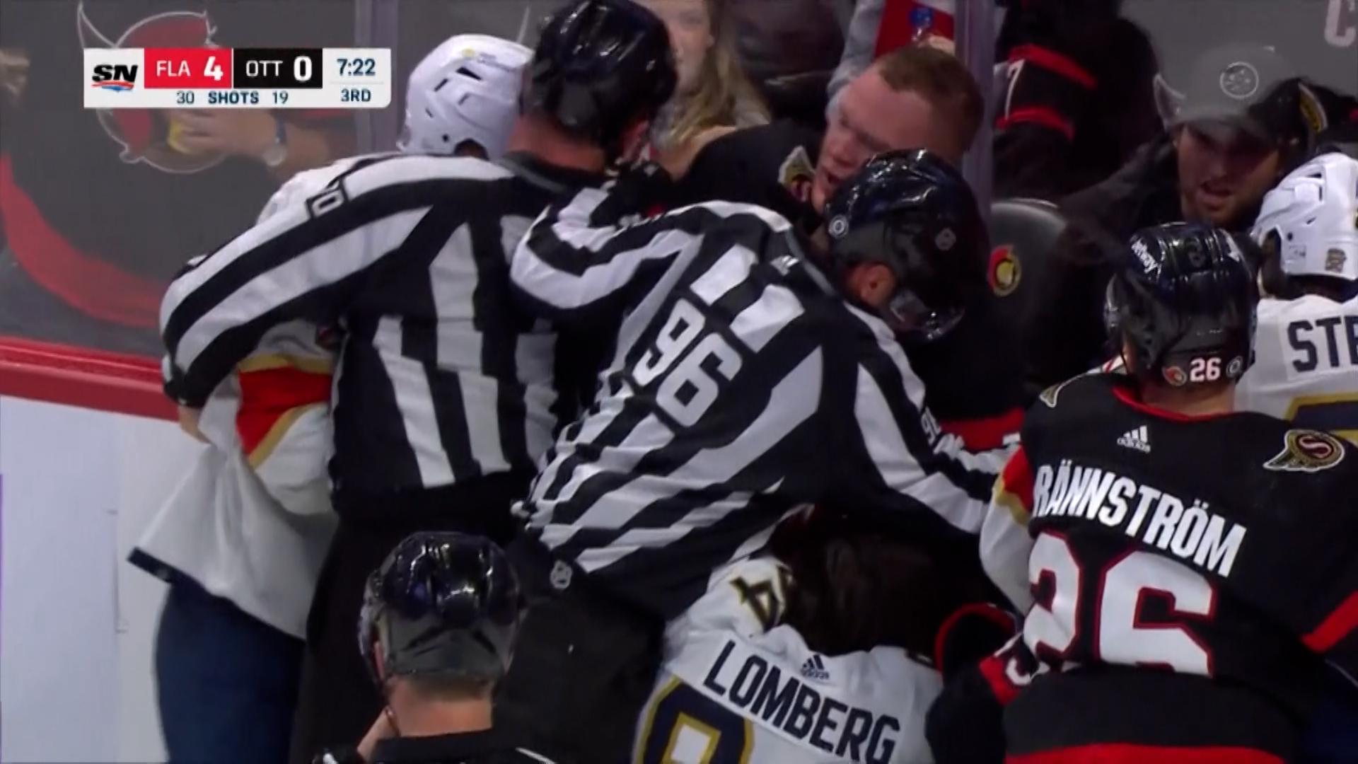 Senators-Panthers Brawl Leads to 10 Ejections, NHL Player Faces Suspension After Chaos