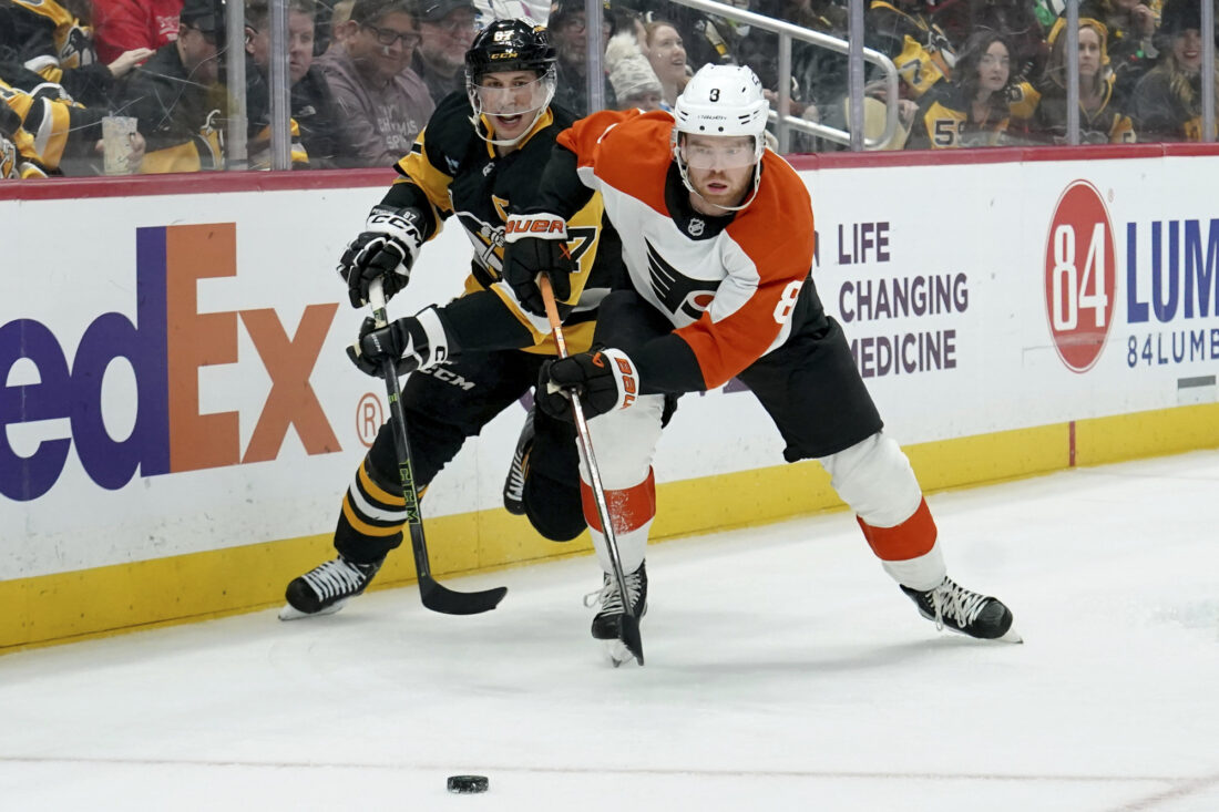 Sidney Crosby Ties Lemieux in Assists as Penguins Dominate Flyers with 7-3 Victory