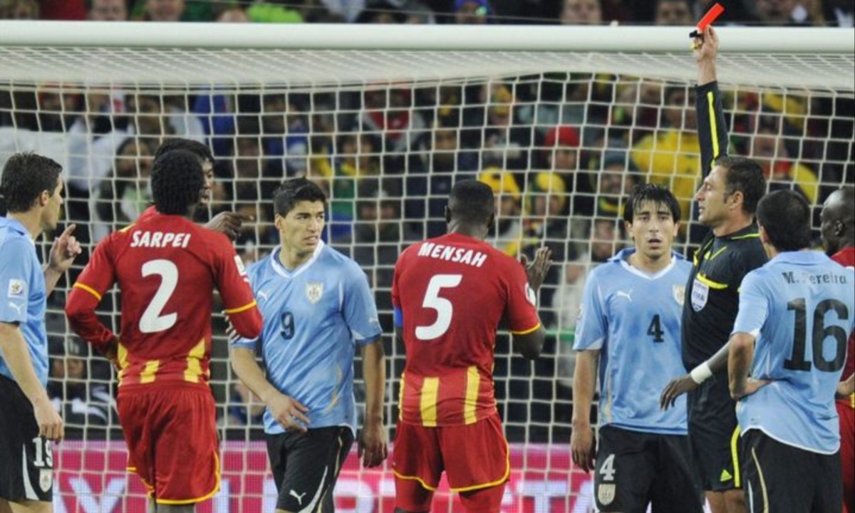 Suarez Sees Red but Has the Last Laugh (2010 World Cup)