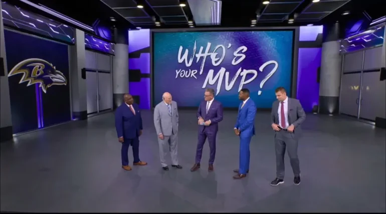 Terry Bradshaw, Rob Gronkowski, and Michael Strahan Debate NFL MVP Contenders Lamar Jackson, Henry, Barkley