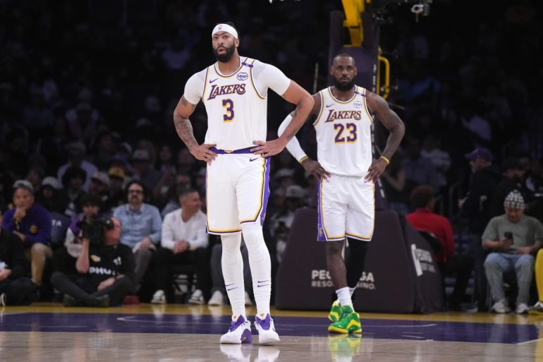 Anthony Davis and Lebron James