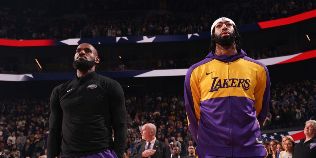 Anthony Davis and Lebron James