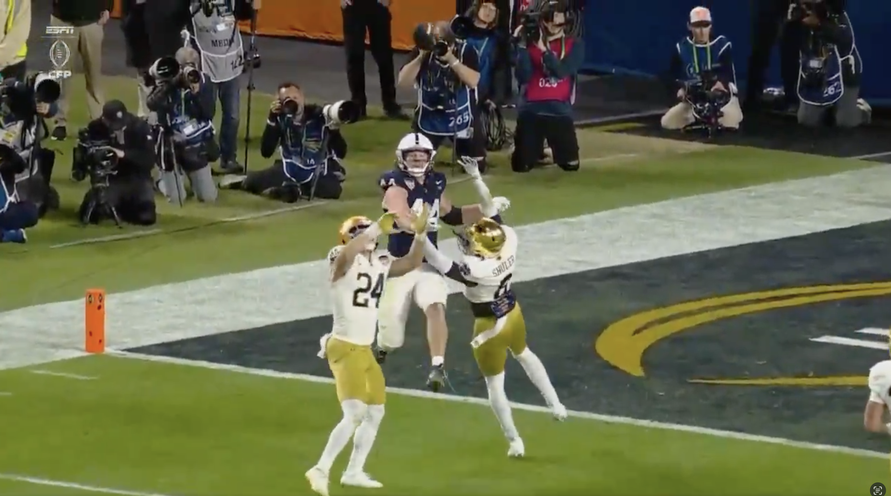 Controversial Pass Interference Call Alters Orange Bowl Outcome as Penn State Edges Notre Dame