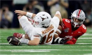 Controversy Erupts as Arch Manning Takes Hit Amid Calls for Quarterback Change at Texas