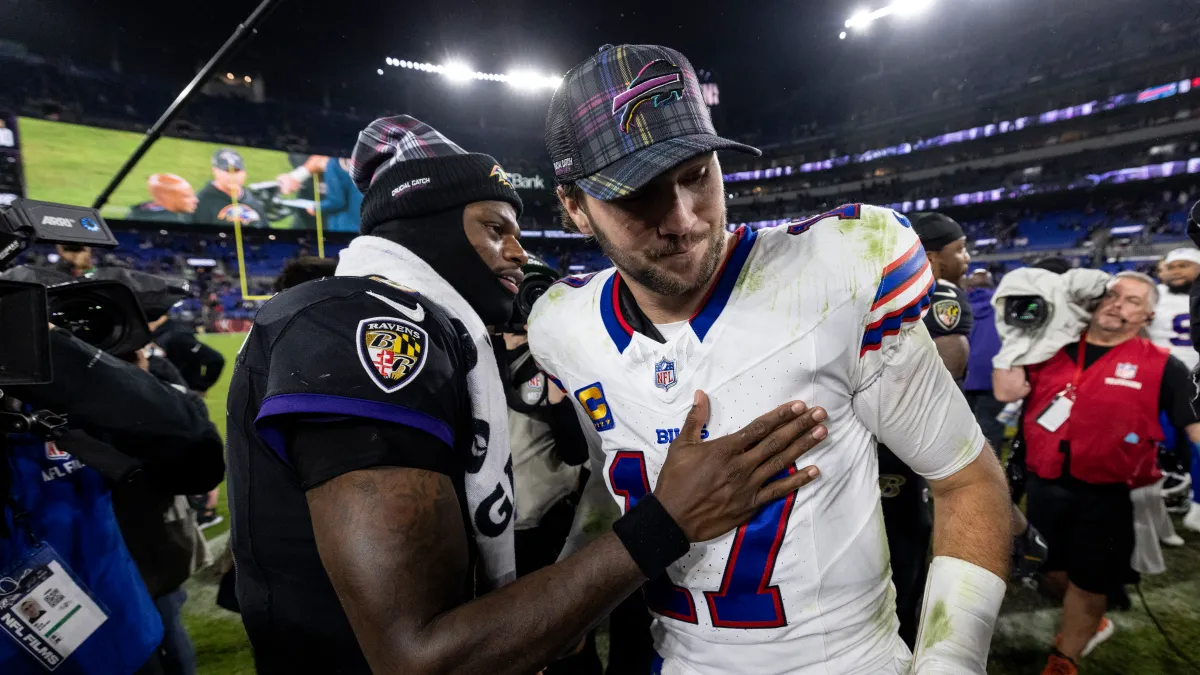 Josh Allen and Lamar Jackson