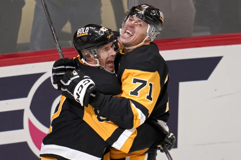 Malkin Reaches 500 Goals, Crosby Surpasses 1,600 Points in Penguins' Memorable Win Over Sabres