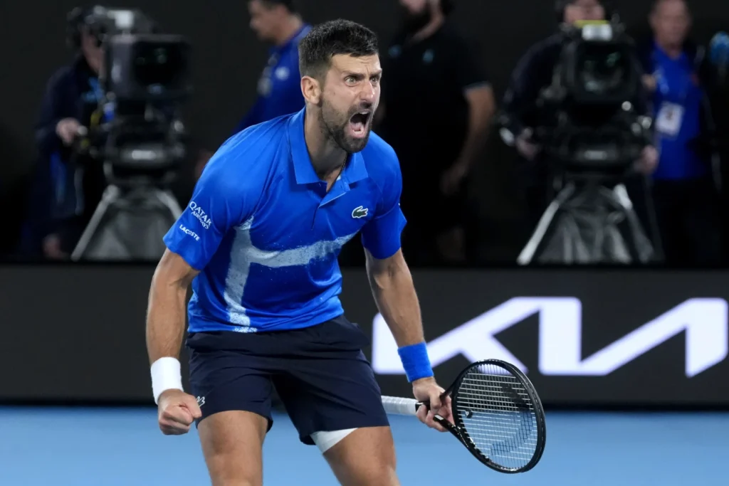 In Belgrade, Novak Djokovic mocks injury ‘experts’ with a photo of his ...