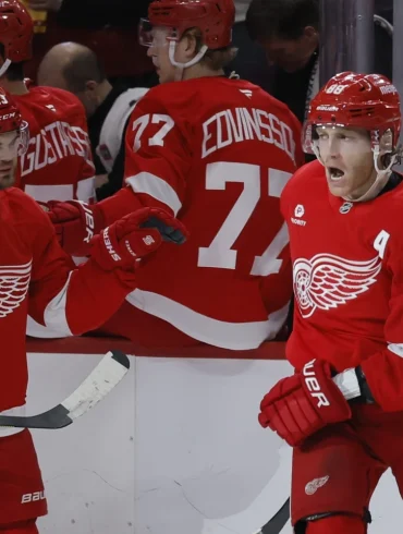 Kane’s Overtime Heroics Lift Red Wings Past Ducks After Another Late Collapse