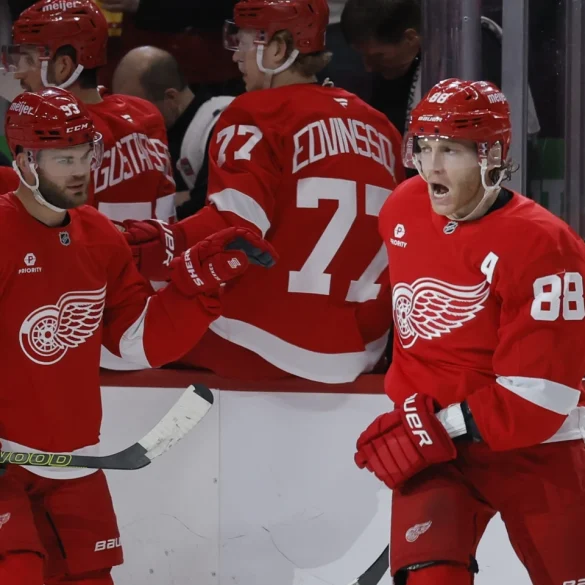 Kane’s Overtime Heroics Lift Red Wings Past Ducks After Another Late Collapse