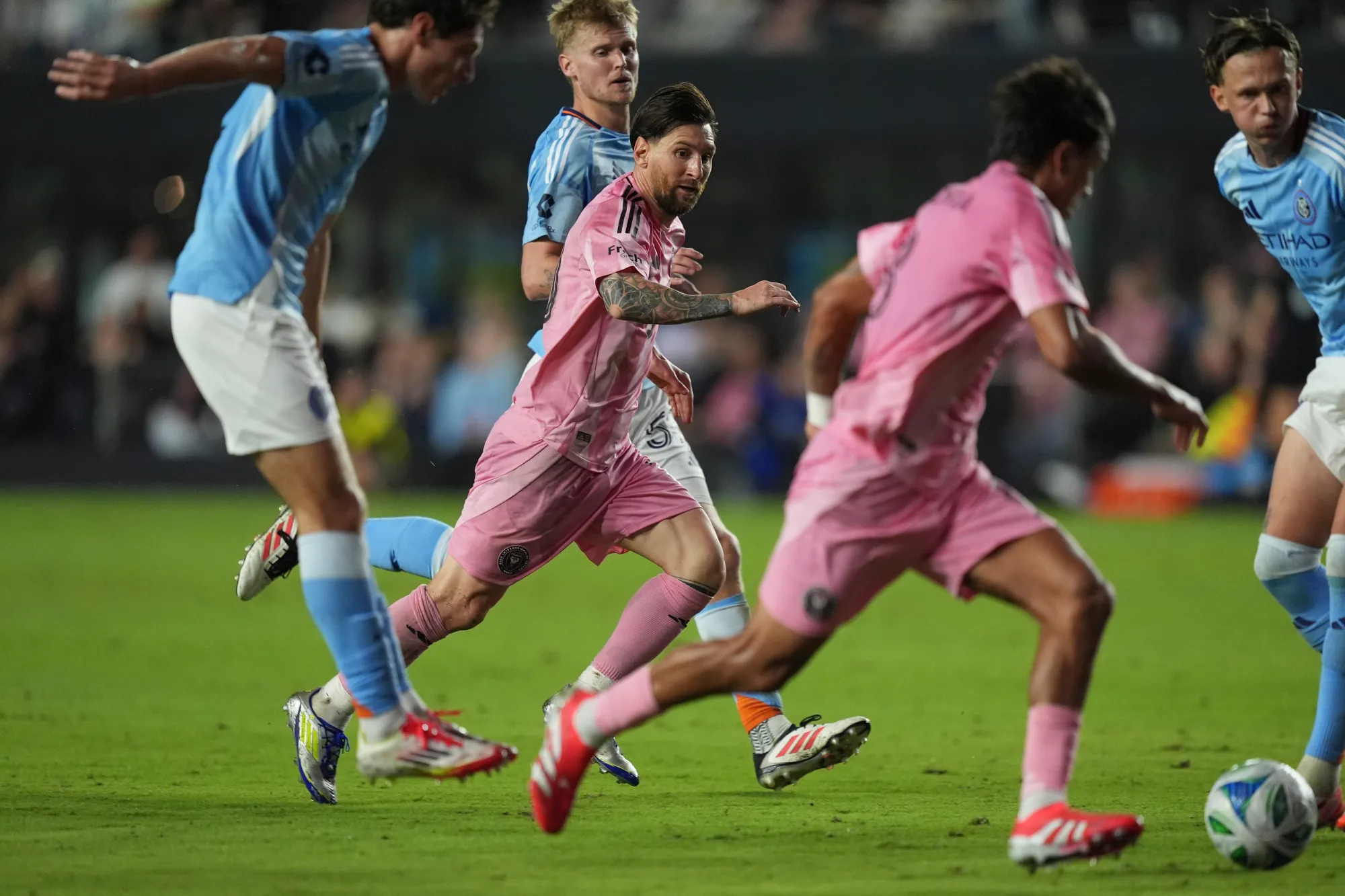Inter Miami Shows Resilience in 2-2 Draw as Messi Leads Late Comeback Against NYCFC