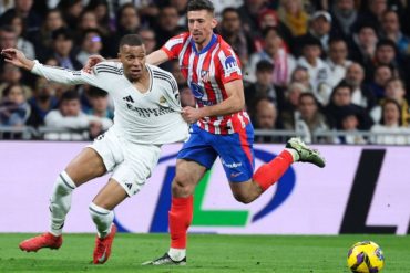 Mbappé Scores in First Madrid Derby as Real Madrid Holds Atletico to a Draw