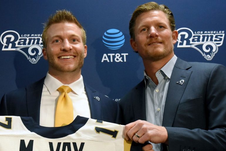 Sean McVay and Les Snead