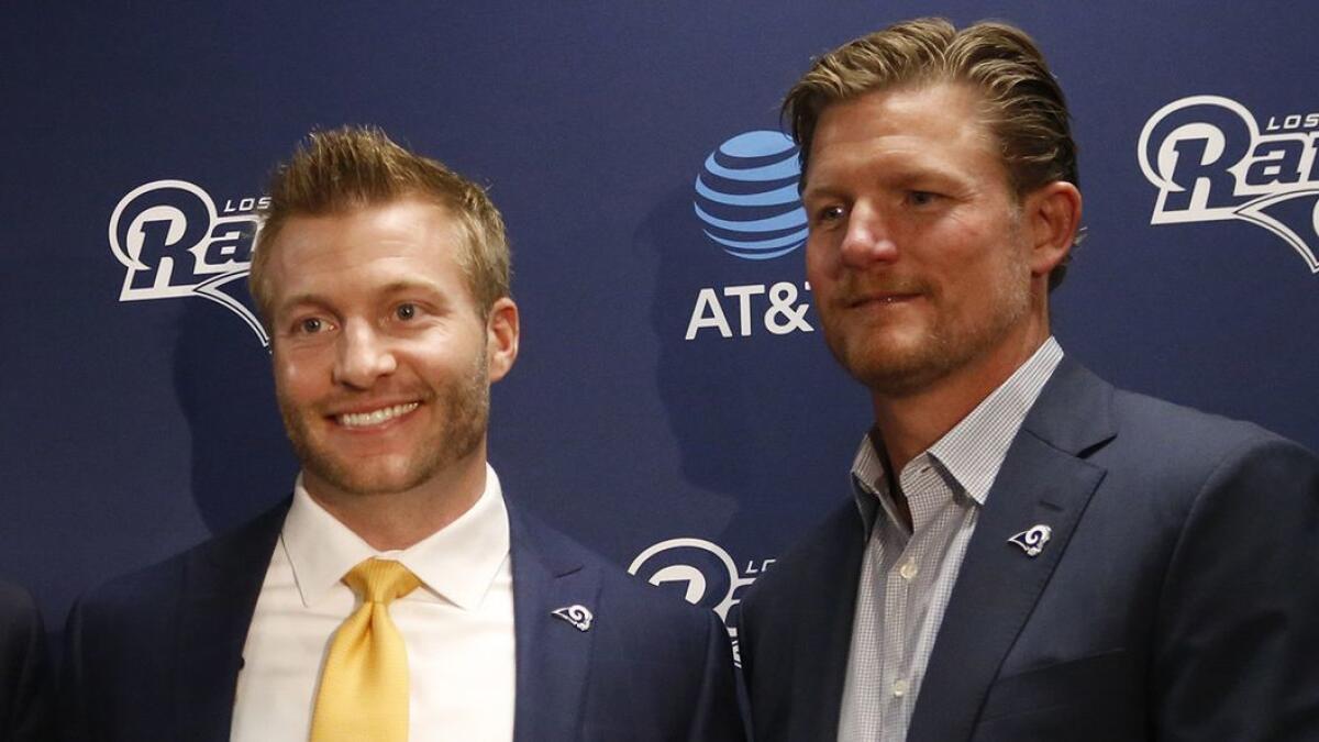 Sean McVay and Les Snead1