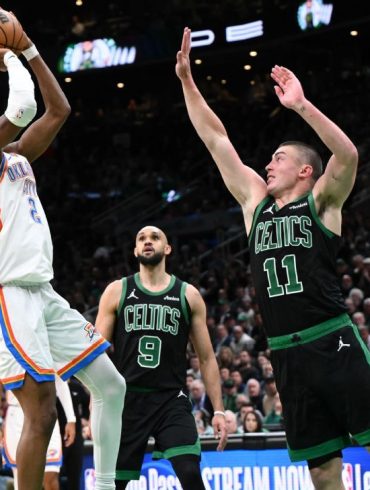 Thunder clinch playoff spot by passing Celtics test