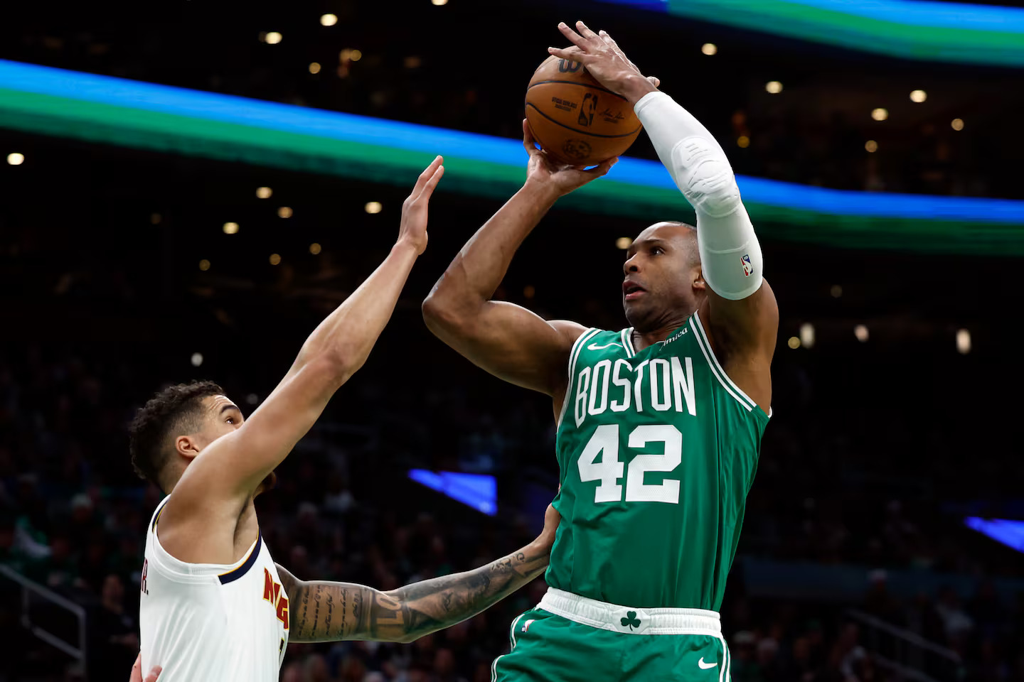 Al Horford’s Defensive Grit Pushes Celtics as Nikola Jokic Dominates in Near Triple-Double