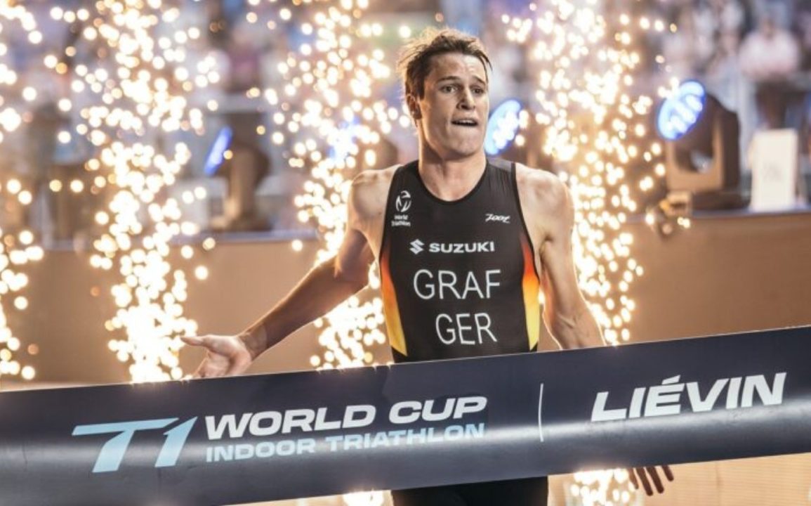 Beaugrand and Graf Claim Victory at Indoor Triathlon World Cup Liévin