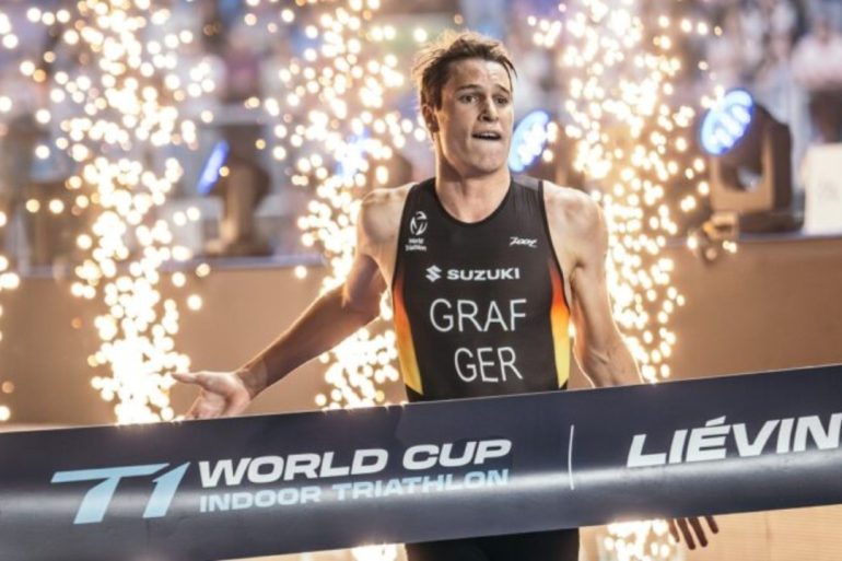 Beaugrand and Graf Claim Victory at Indoor Triathlon World Cup Liévin