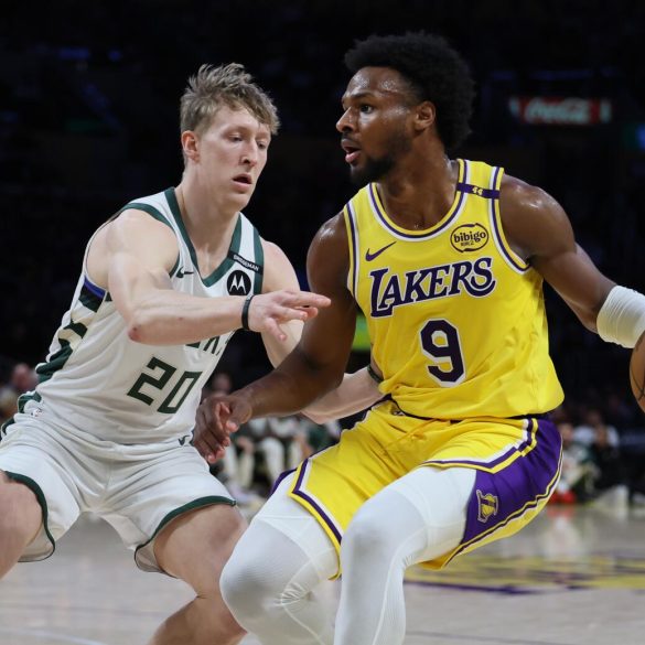 Bronny James Delivers Career-High Performance in Lakers' Shorthanded Loss to Bucks