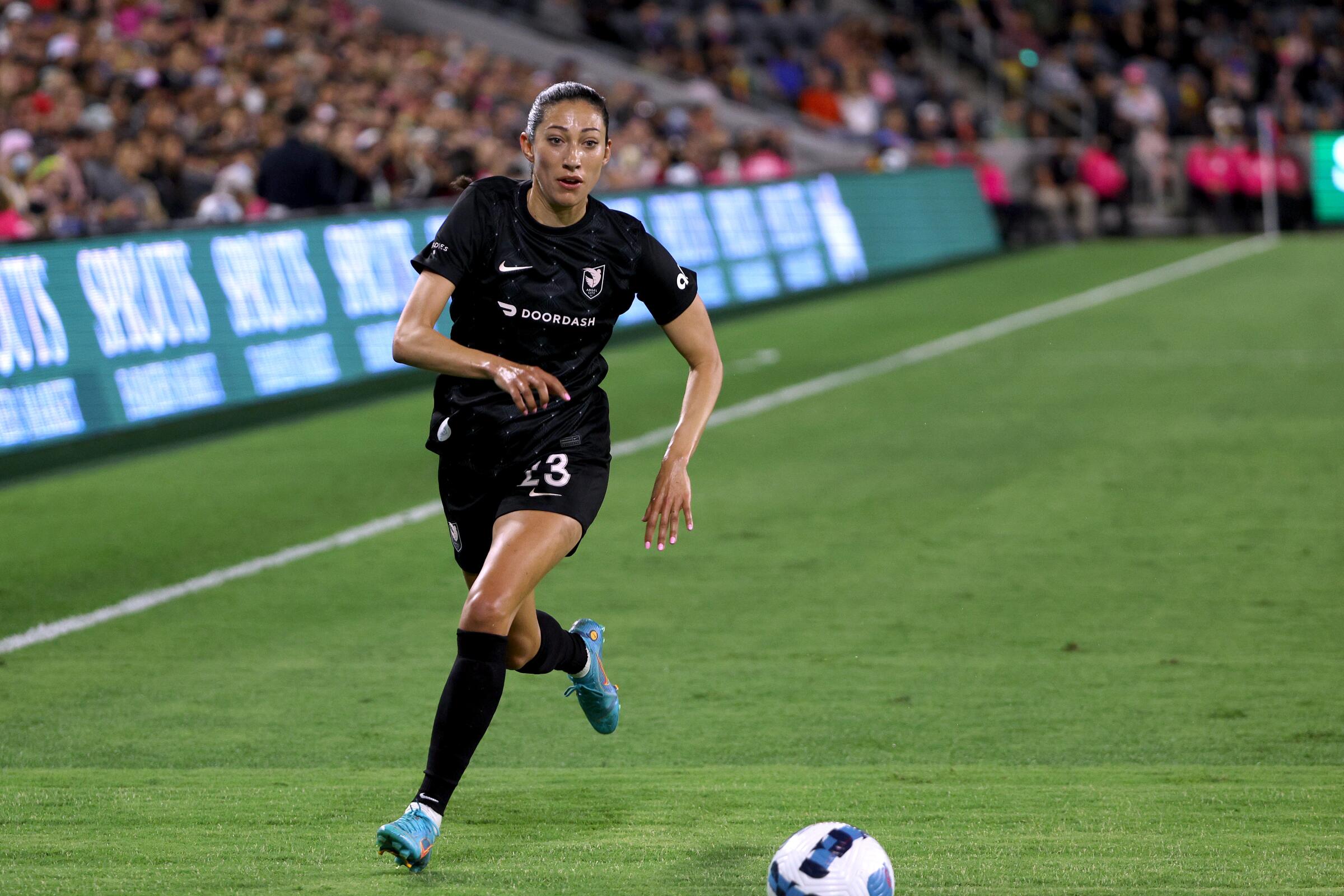 Christen Press Returns to Angel City FC but Stays Benched in Season Opener