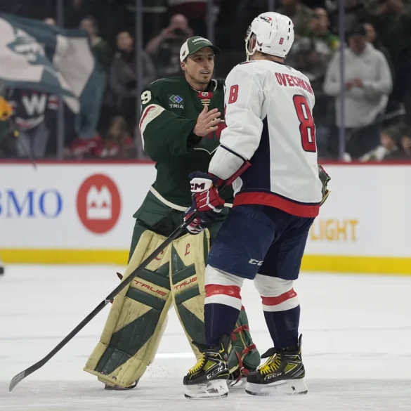 Ovechkin Pays Tribute to Marc-Andre Fleury in Emotional Farewell Amid Capitals’ Loss