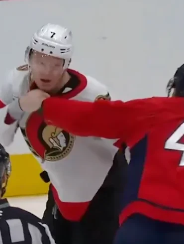 Wilson and Tkachuk Drop Gloves in Fiery Clash as Capitals Edge Senators in Shootout