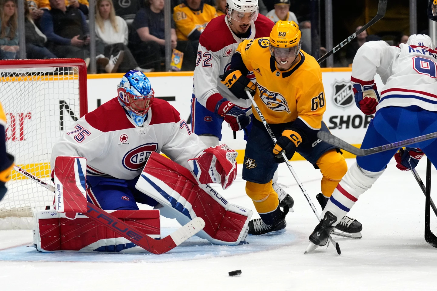 Dobes Delivers as Canadiens Rally Past Predators for Fifth Straight Win
