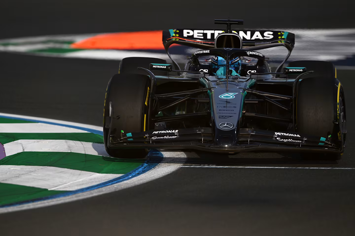 Mercedes Falters in Saudi Arabia as Tyre Woes Derail Promising Start to 2025 Season