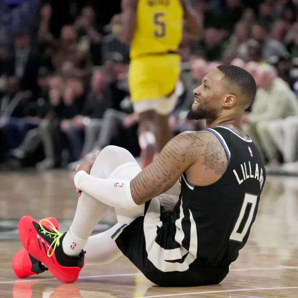Damian Lillard’s Achilles Tear Shatters Bucks’ Title Dreams and Triggers Franchise-Altering Questions