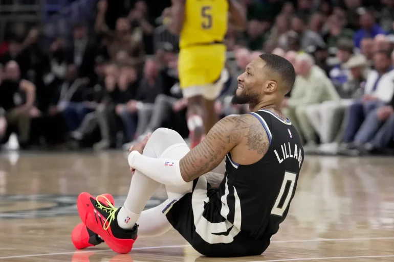 Damian Lillard’s Achilles Tear Shatters Bucks’ Title Dreams and Triggers Franchise-Altering Questions
