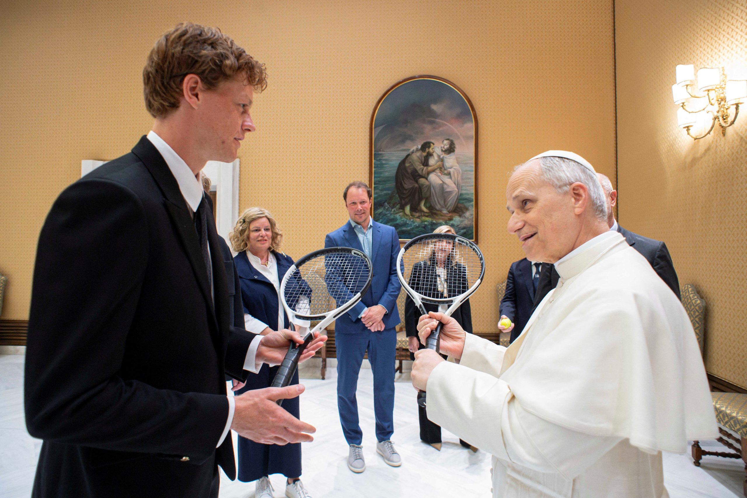 Jannik Sinner Shares Laugh with Pope Leo XIV During Vatican Visit Ahead of Italian Open