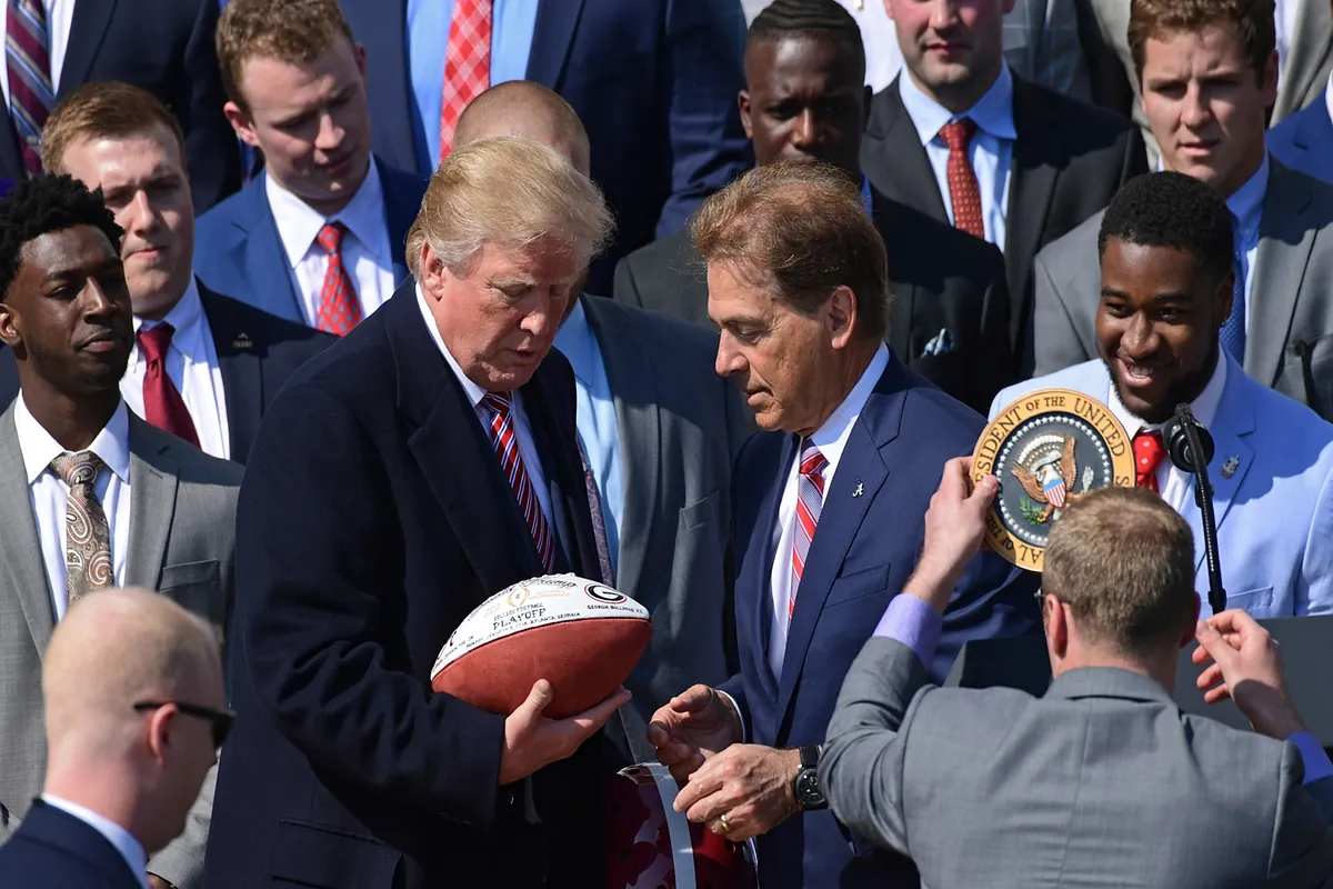 Nick Saban and Donald Trump Criticized for Pushing NIL Crackdown Amid College Athlete Pay Debate