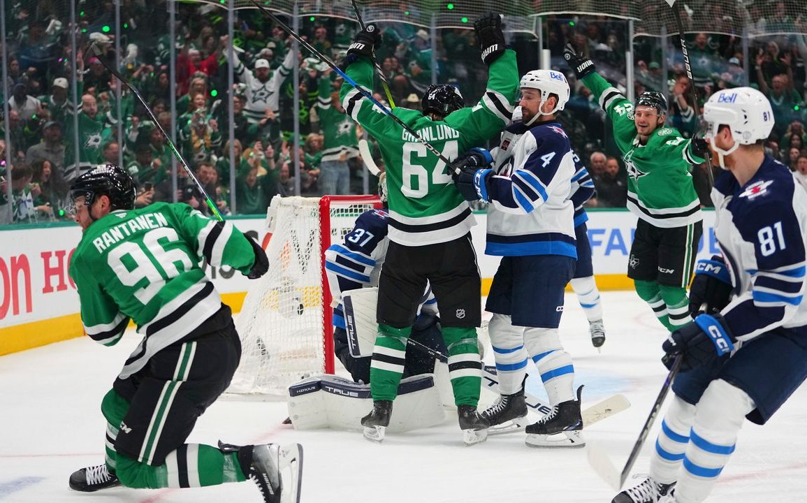 Rantanen Powers Stars Past Jets with Third-Period Surge to Take 2-1 Series Lead