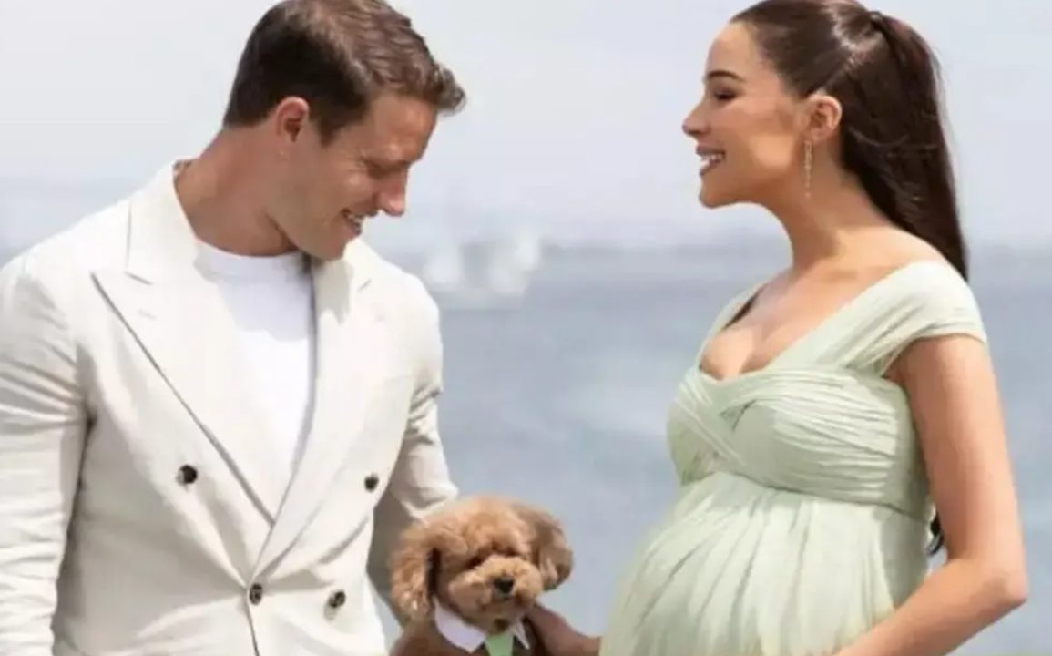 Christian McCaffrey and Olivia Culpo