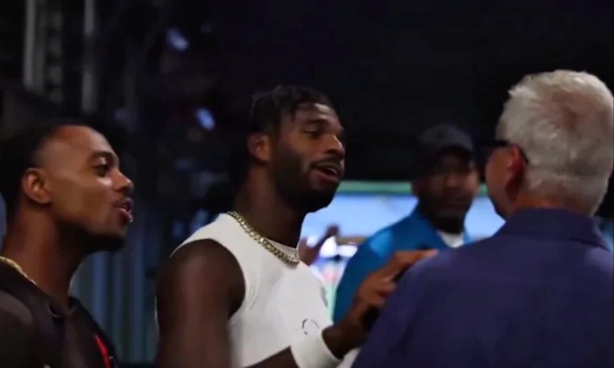 Shedeur Sanders Jokes With Reporter Tony Grossi After Impressive Preseason Debut, Clearing the Air