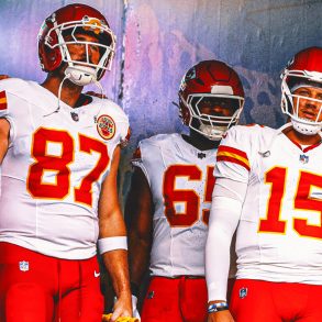 Patrick Mahomes and Travis Kelce
