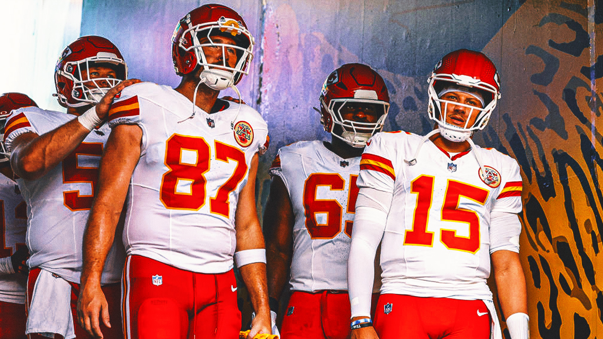 Patrick Mahomes and Travis Kelce