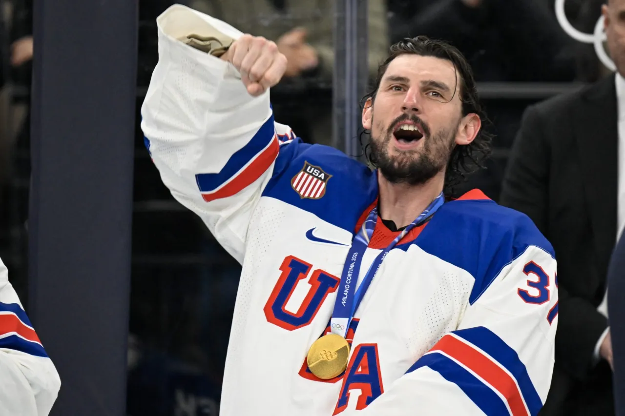 Connor Hellebuyck Leads Team USA To Historic Olympic Men’s Hockey Gold Medal