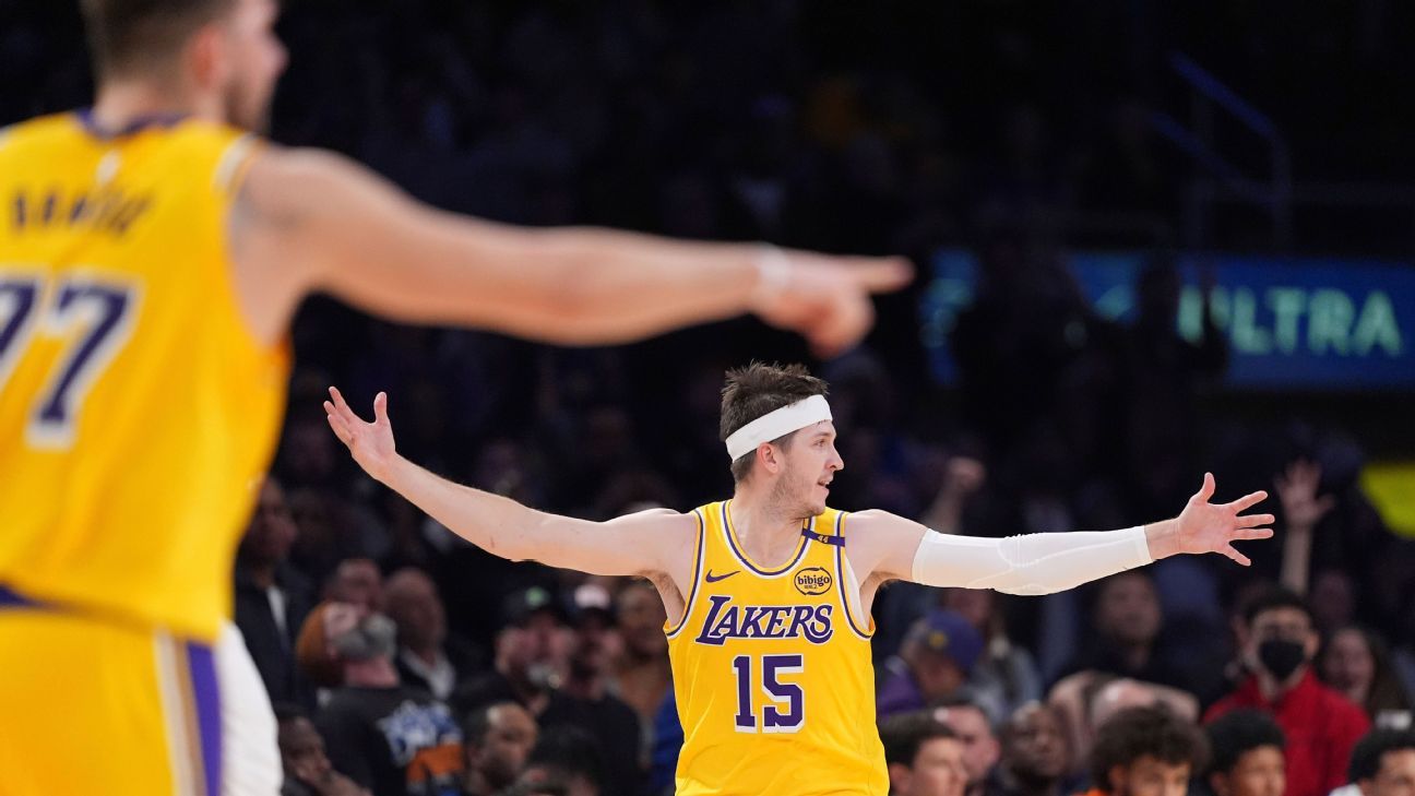 Doncic, James and Reaves Power Lakers Past Clippers in Crucial Late Season Test