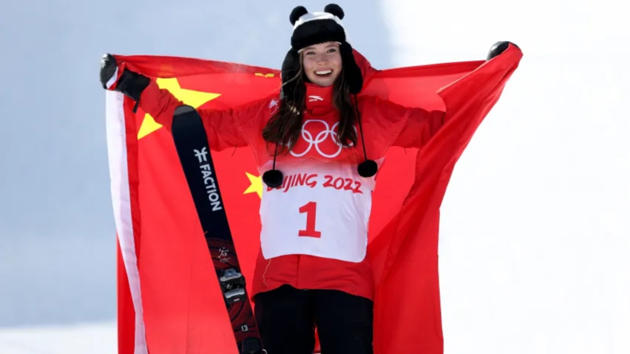Eileen Gu Becomes Most Decorated Freeskier with Stunning Olympic Halfpipe Triumph