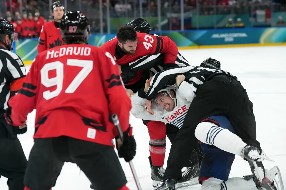 French Defenseman Pierre Crinon Suspended After Fight with Canada’s Tom Wilson