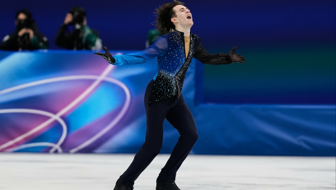 Ilia Malinin Stumbles While Mikhail Shaidorov Claims Historic Olympic Victory