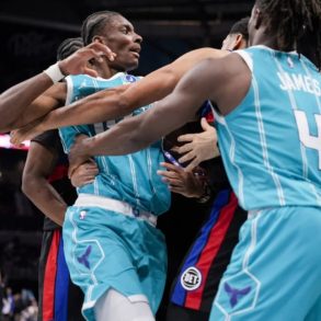 Pistons Hornets Game Ends in Chaos with Multiple Fights and Ejections