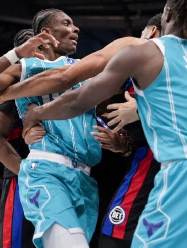 Pistons Hornets Game Ends in Chaos with Multiple Fights and Ejections