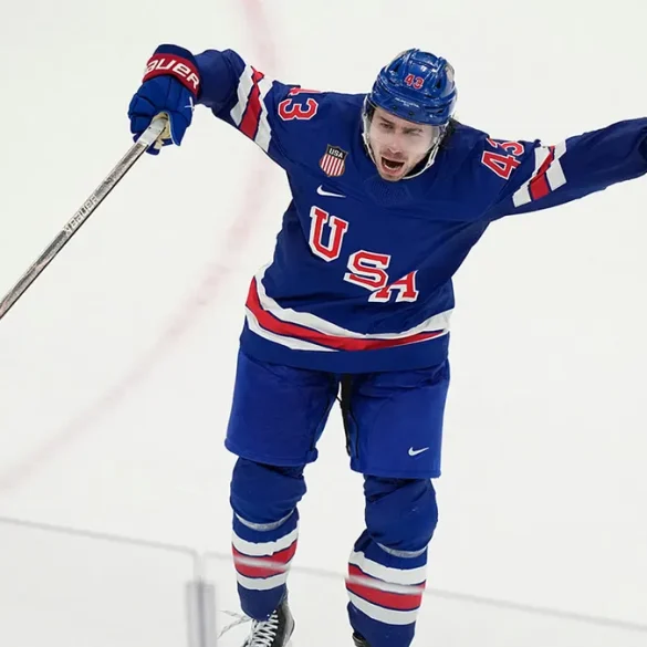 Quinn Hughes Nets Overtime Winner as Team USA Advances to Olympic Hockey Semifinals