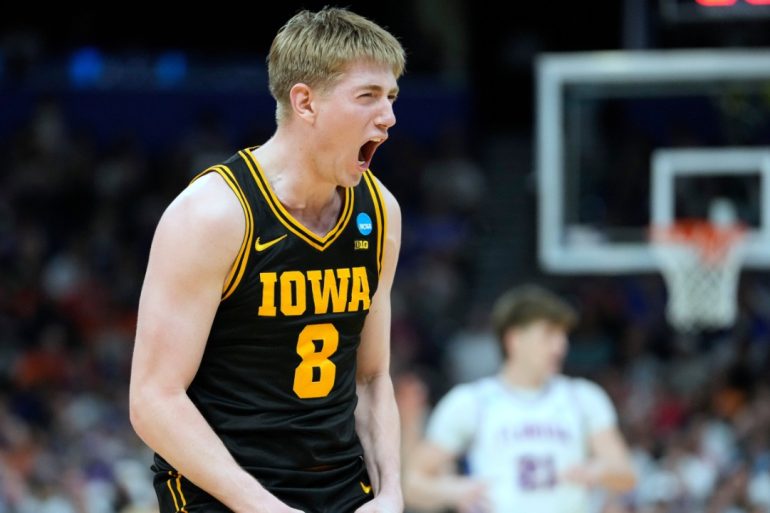 Alvaro Folgueiras’ Clutch Three Propels Iowa Past Florida, Shocking No. 1 Seed