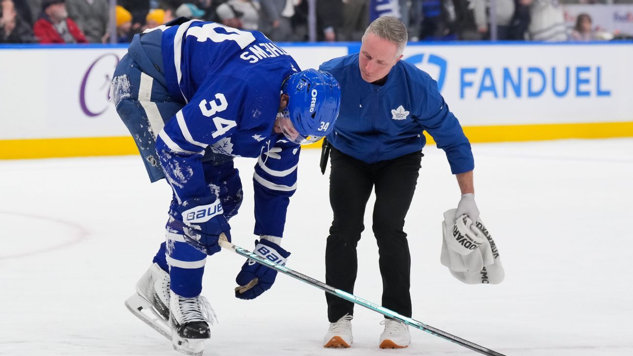 Auston Matthews Ruled Out for Season After Knee Injury as Leafs Question NHL Suspension1 Auston Matthews Ruled Out for Season After Knee Injury as Leafs Question NHL Suspension