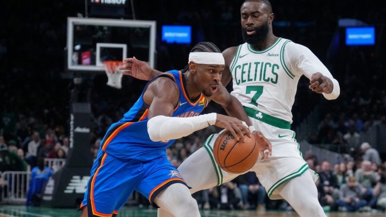 Celtics Snap Thunder’s 12 Game Win Streak with Dominant Tatum and Brown Showings